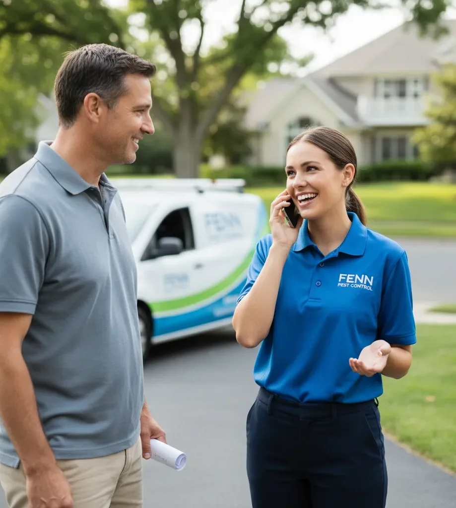 Fenn Pest Control customer support in Frederic